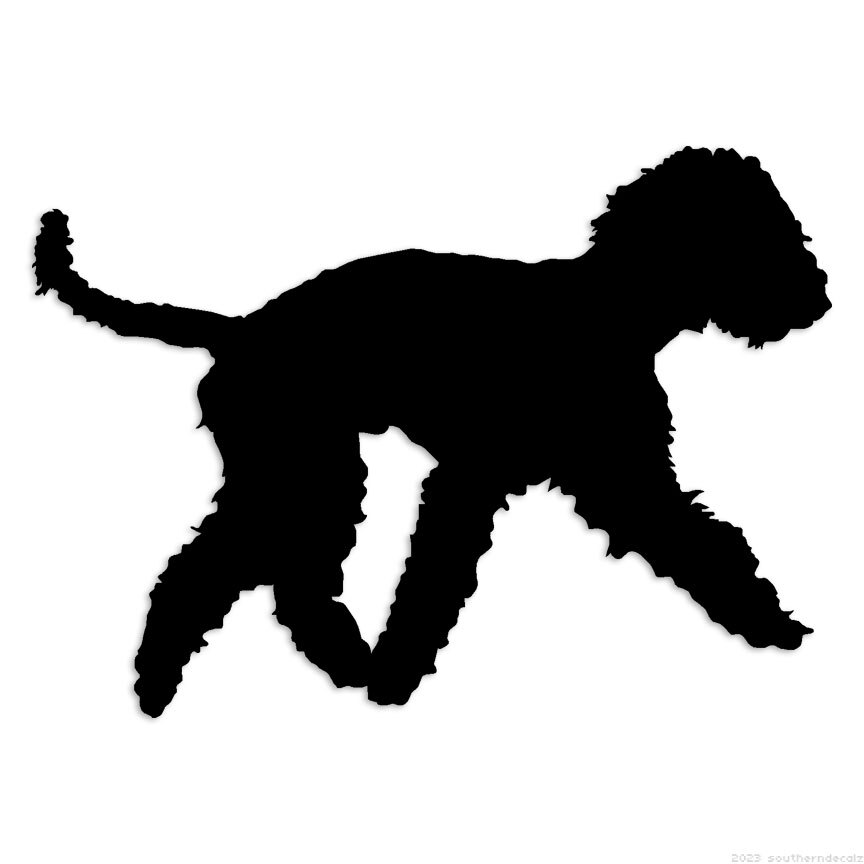 Labradoodle Bedlington – Decal Sticker – Multiple Colors & Sizes – ebn6564