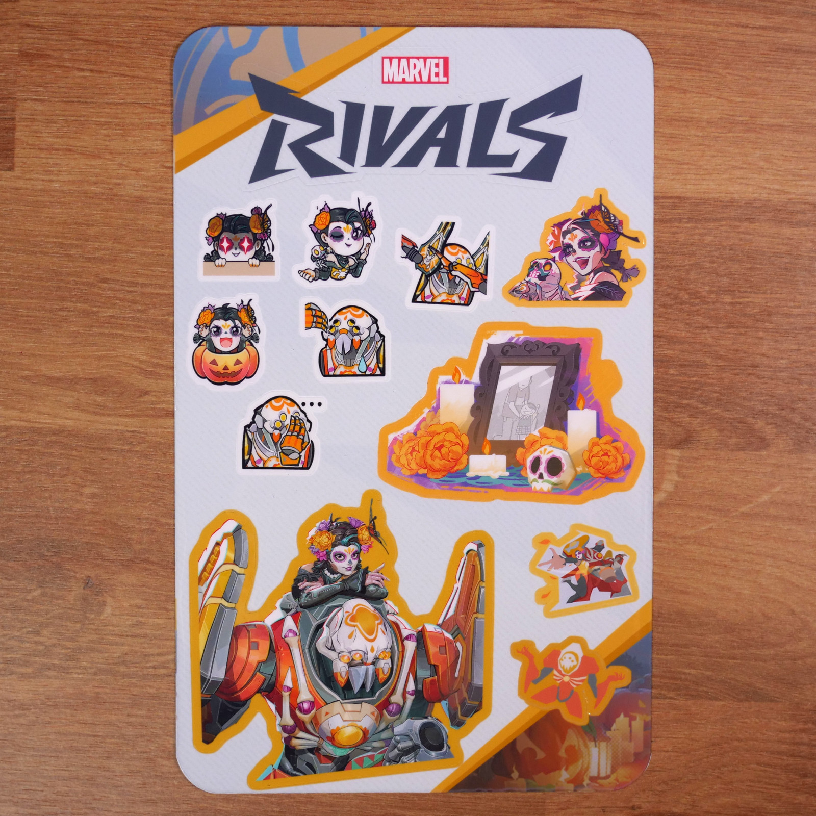 Marvel Rivals Peni (Halloween "Floral Frights" Skin) Sticker Sheet