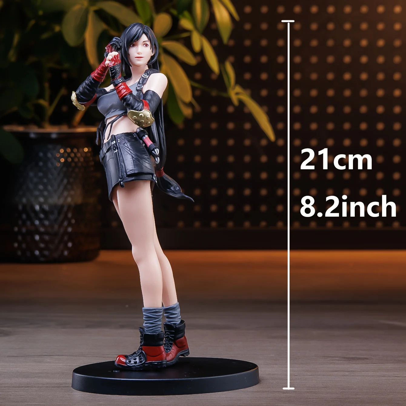 Final Fantasy VII FF7 Tifa Lockhart Figure – Anime Female Fighter Statue Model