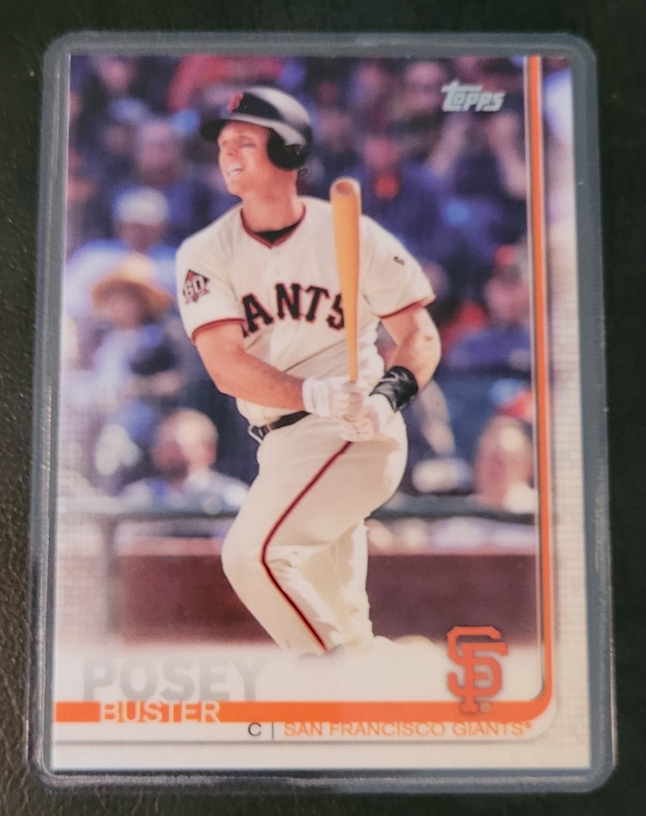 Buster Posey Baseball Card HOF Fridge/Locker/Cabinet Laminated Magnet