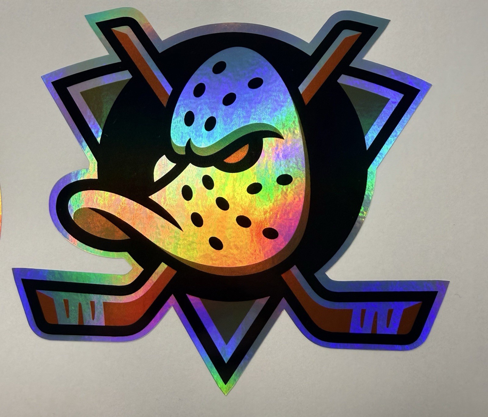 Anaheim Ducks Holographic Vinyl Decal