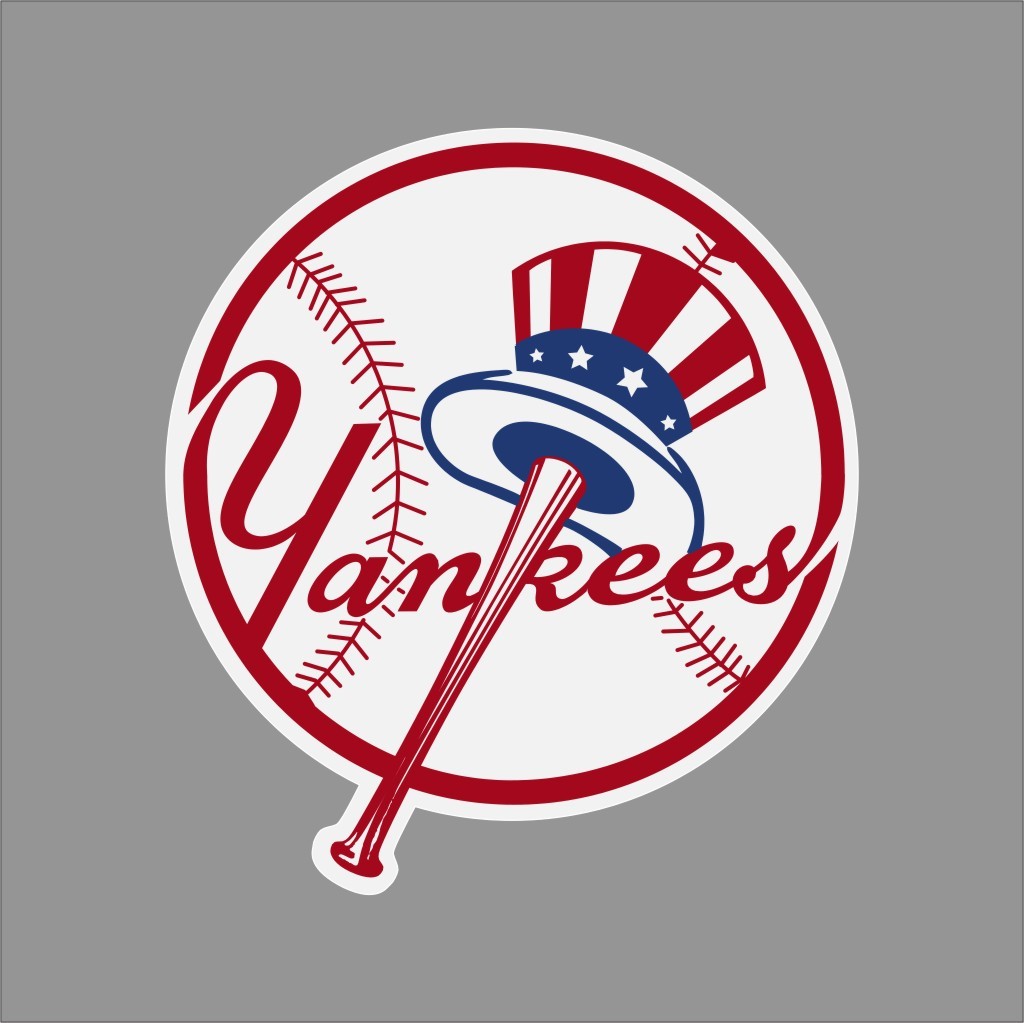 New York Yankees MLB Team Logo Vinyl Decal Sticker Car Window Wall Cornhole