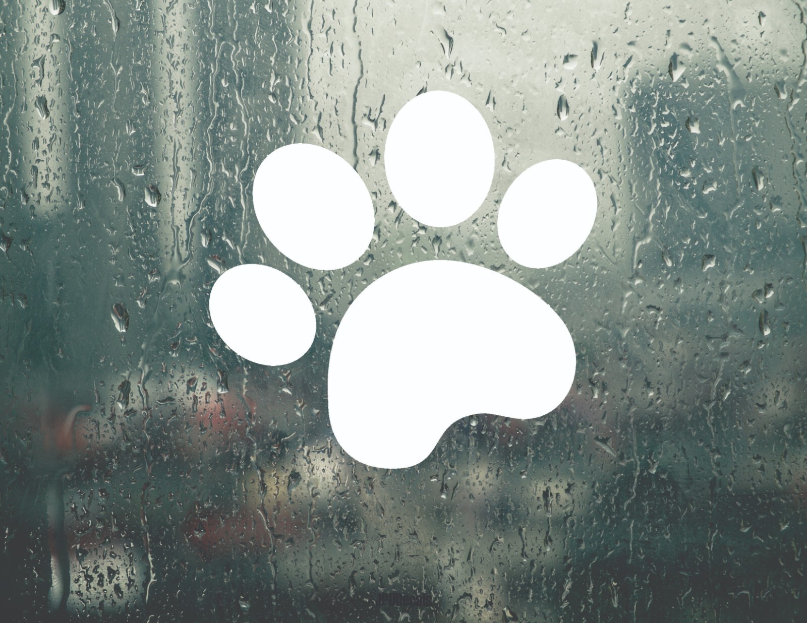 Vinyl Decal Paw Print Style #2 Transfer Sticker Premium Quality Outdoor Vinyl