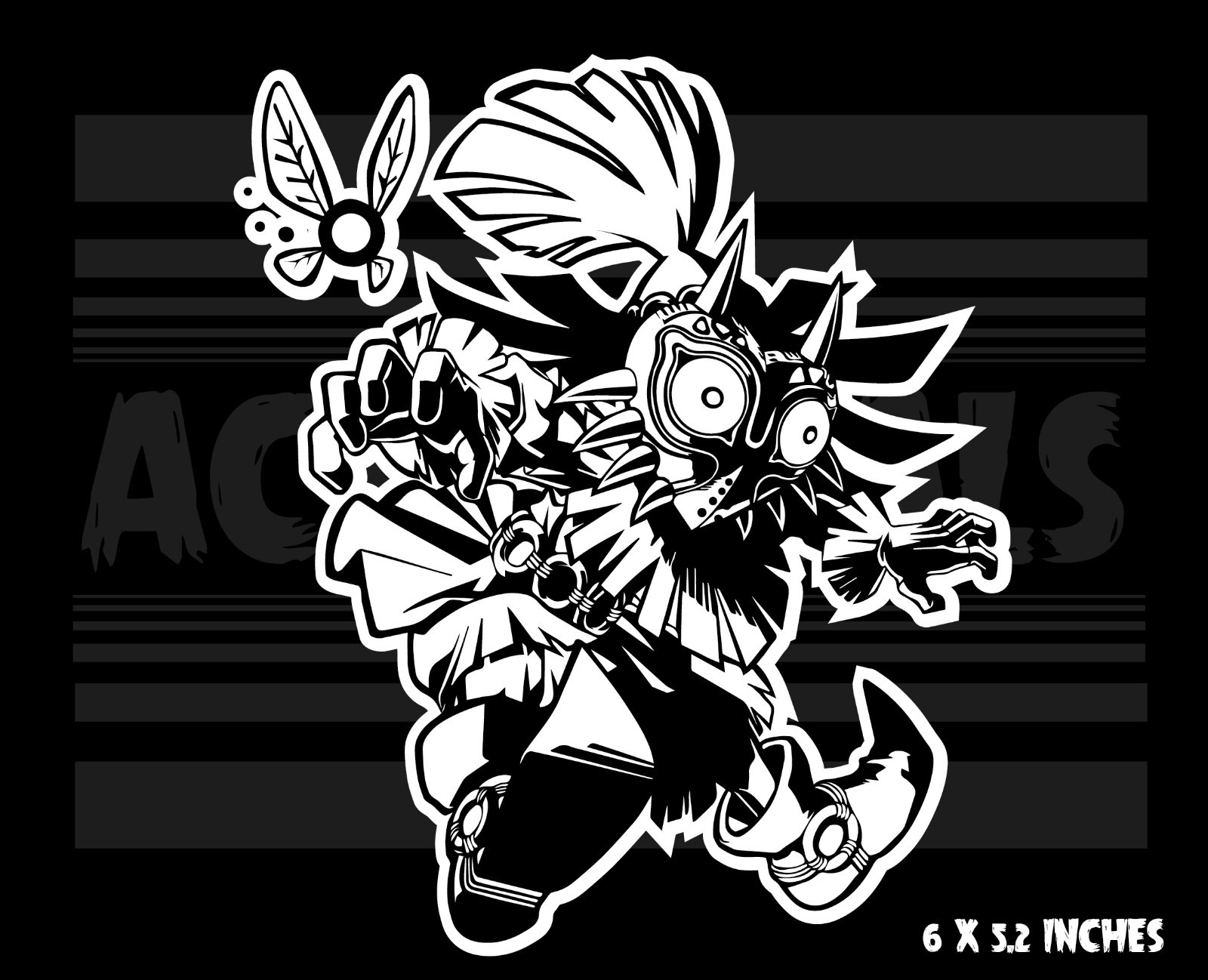 The Legend of Zelda – Majoras Mask – Skull Kid – Nintendo – decal sticker