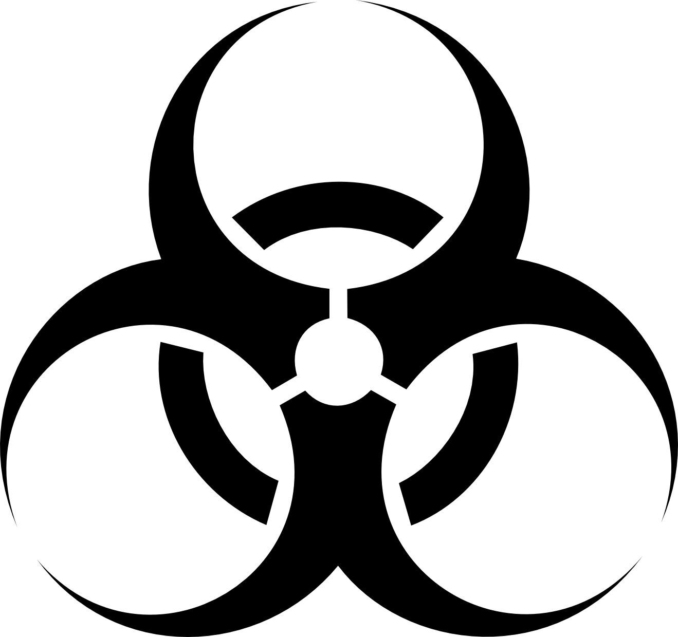 Vinyl Decal Biohazard Symbol Transfer Sticker Made With Premium Quality Vinyl