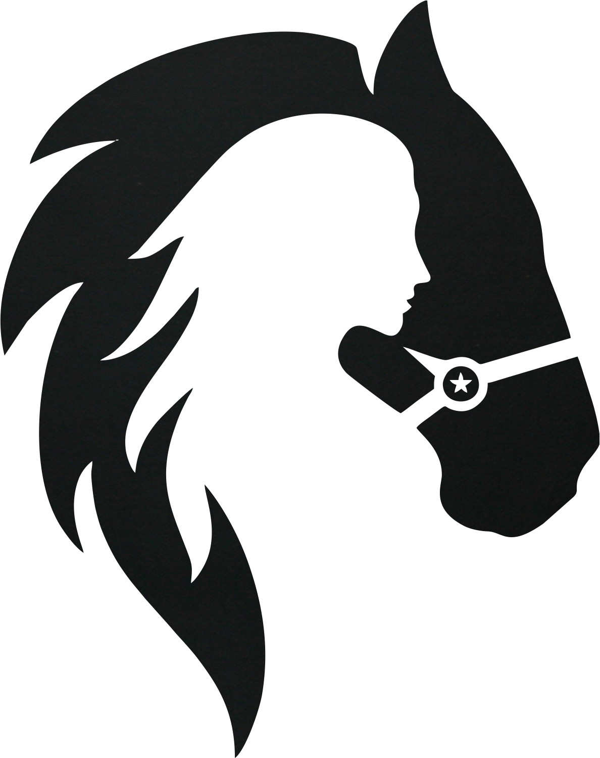 Horse Cowgirl Decal Car Truck SUV Window Bumper Wall Laptop Tablet Trailer