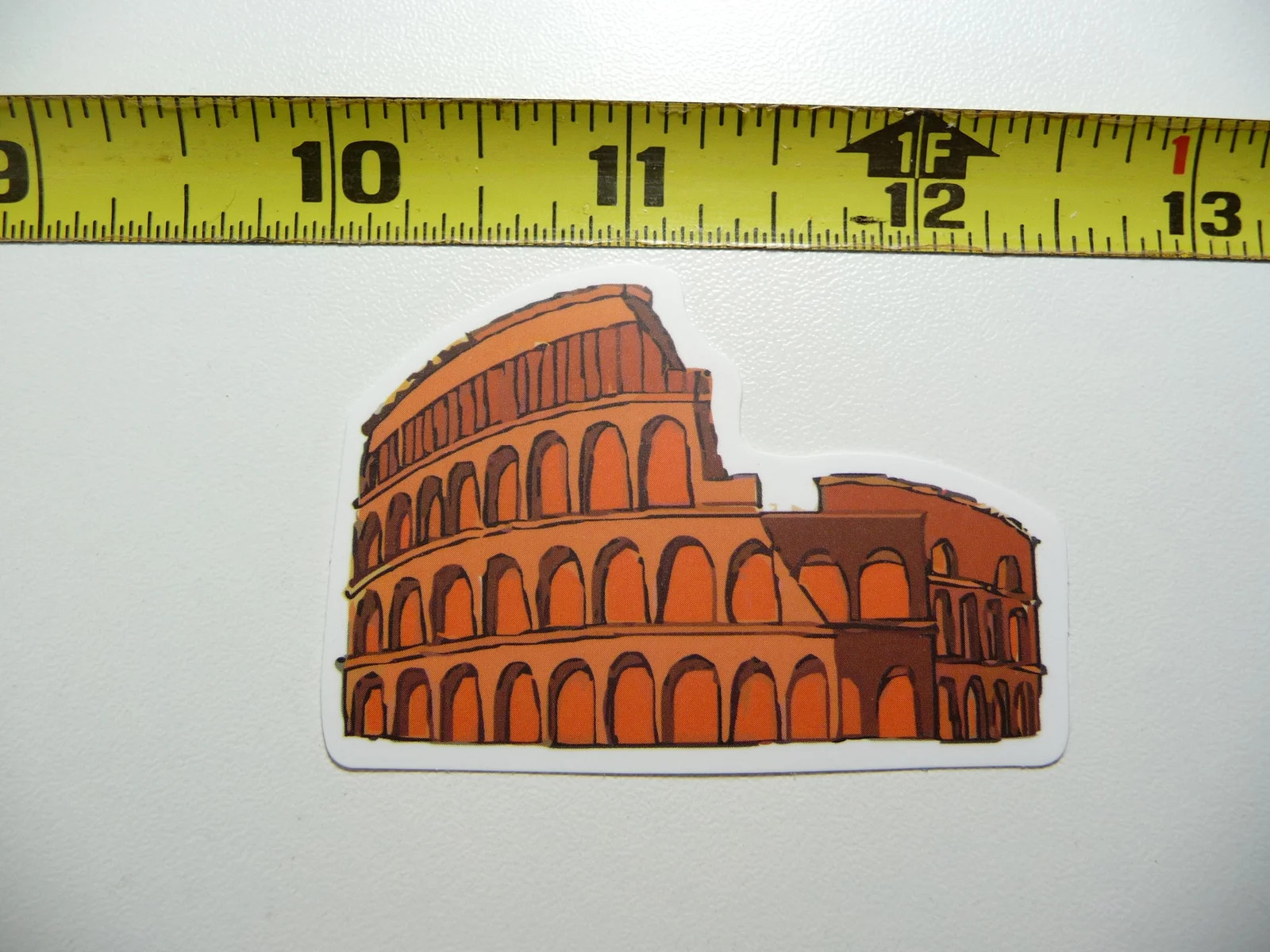 ROMAN COLISEUM ITALY SMALL STICKER DECAL MINI TINY TRAVEL POSTER TOURISM