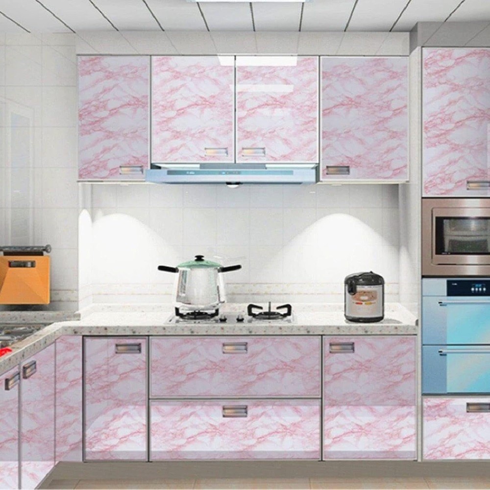 Marble Contact Vinyl Paper Self Adhesive Peel Stick Wallpaper Kitchen Countertop