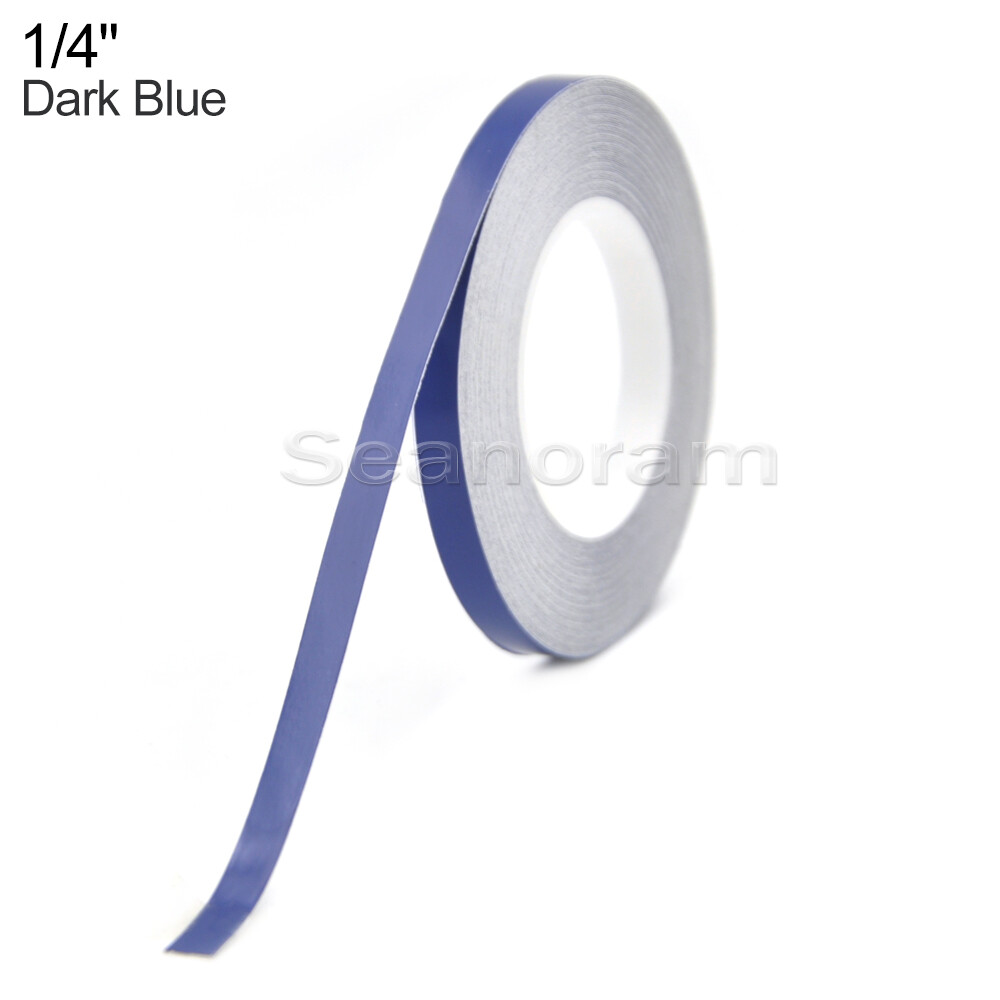1/4" 6mm Dark Blue DIY Home Shop Bar Pinstriping Pin Stripe Decal Vinyl Sticker