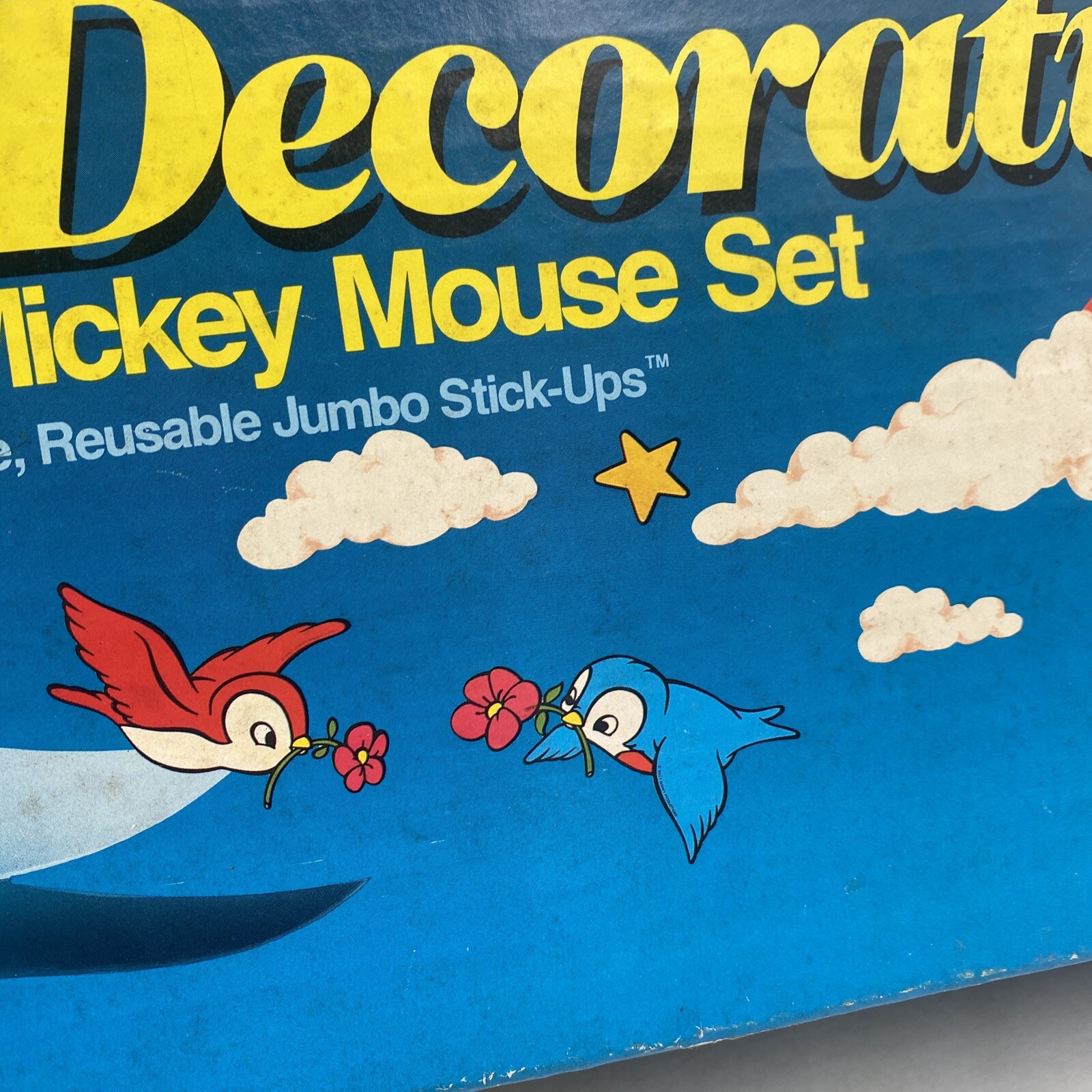 Vintage Priss Prints Wall Stickers Walt Disney Mickey Mouse Minnie 30 Piece