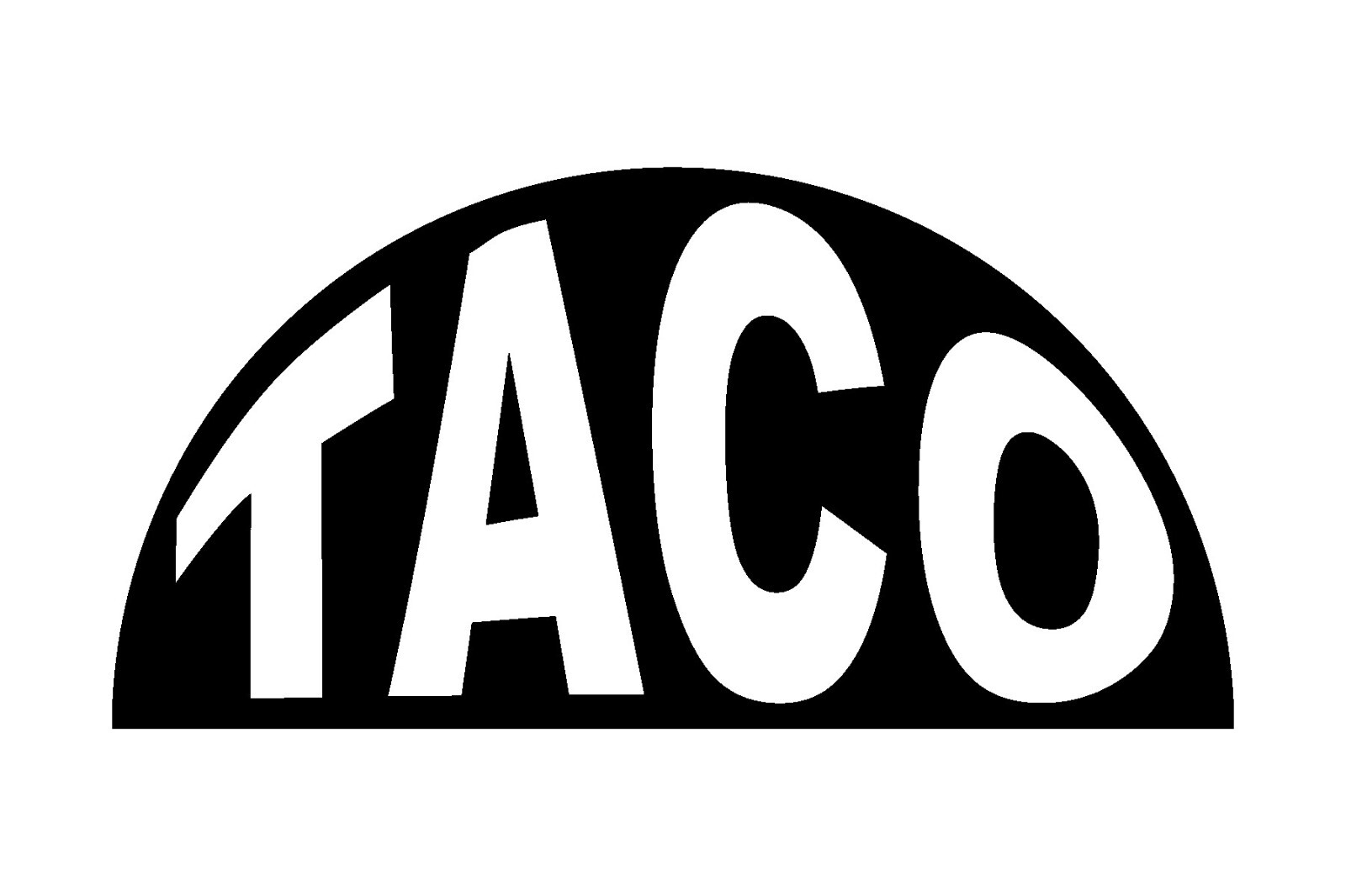 TACO Decal, Trump always chickens out, funny political sticker