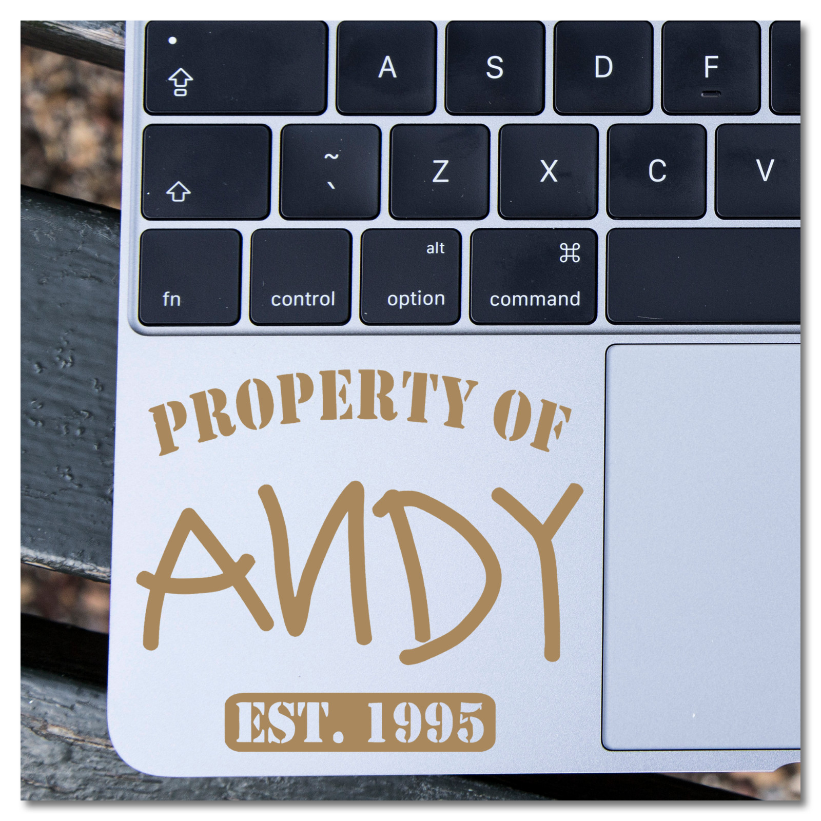 6" Disney Pixar Toy Story Property of Andy EST. 1995 Vinyl Decal Sticker