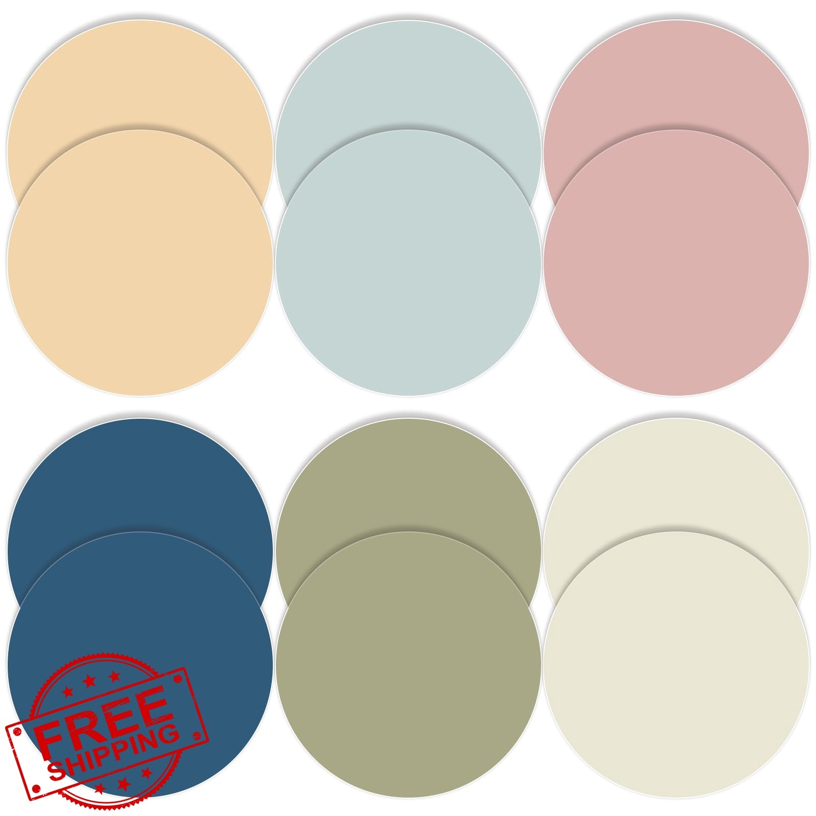 Lincia 12pk Bohemian Dots Vinyl Stickers