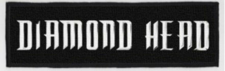 Diamond Head Logo NWOBHM Large Super Strip Sublimated Printed Patch D050P