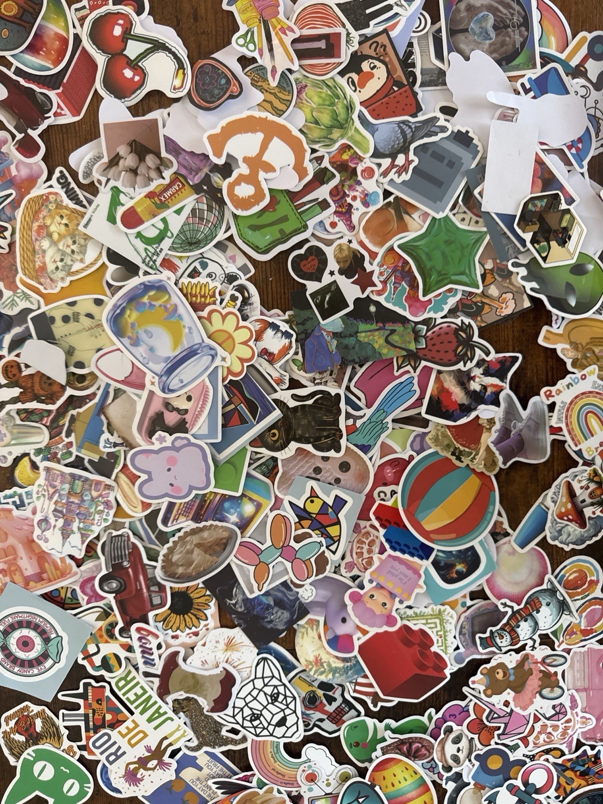 100+ Vinyl Sticker Lot Kawaii Retro Cute Art Animals Laptop Water Bottle Planner