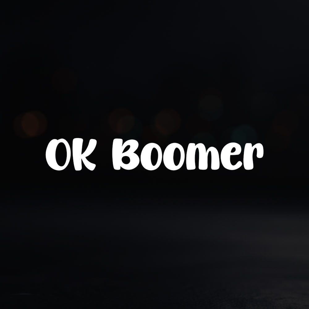 8in Vinyl Decal Sticker – "OK Boomer"