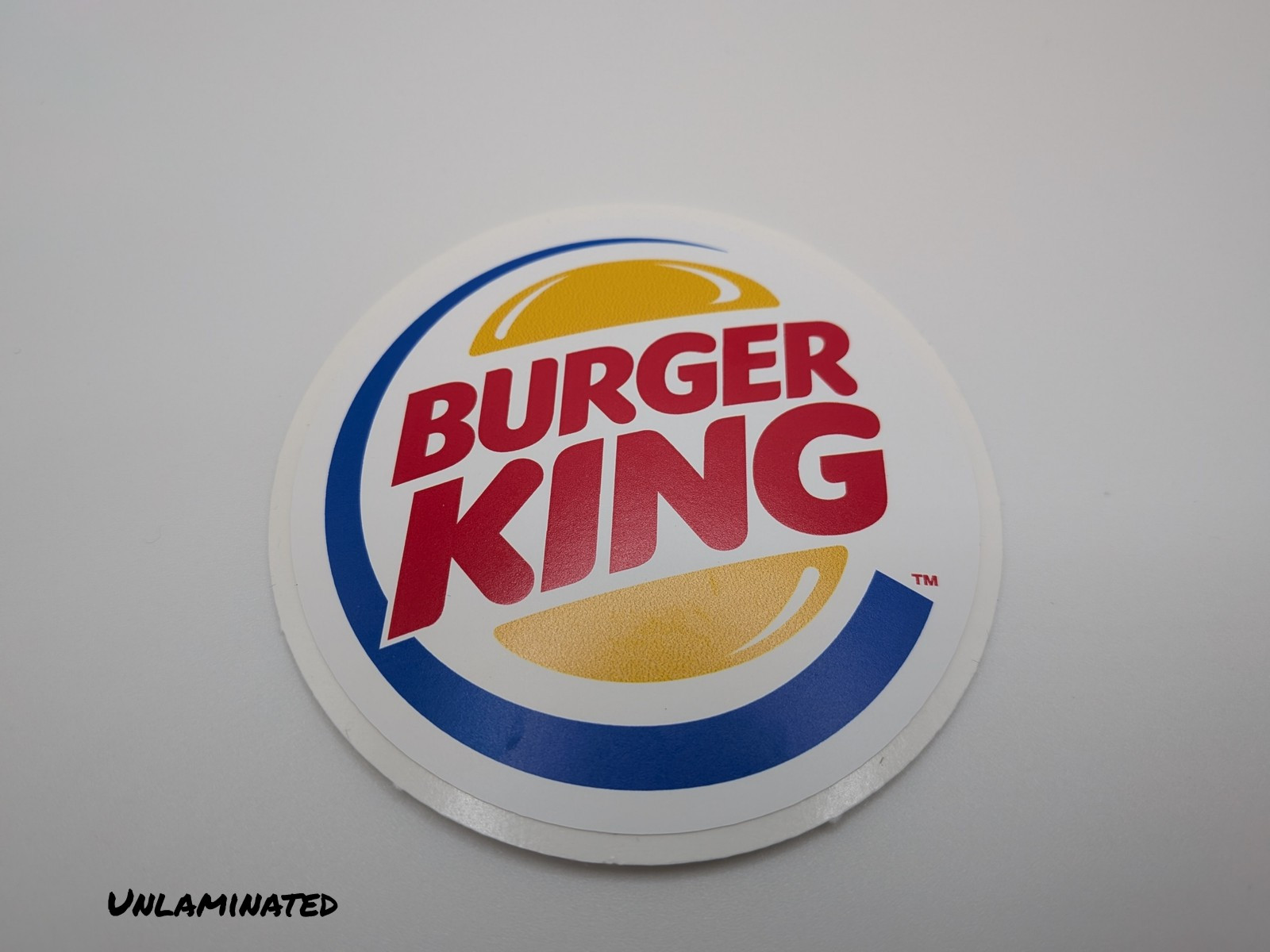 Burger King Logo Vinyl Sticker – Waterproof, UV-Resistant, Multiple Sizes