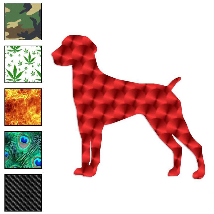 German Shorthair Pointer Dog, Vinyl Decal Sticker, 40 Patterns & 3 Sizes, #1960