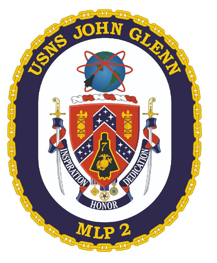 USNS John Glenn Armed Forces Sticker Decal M261