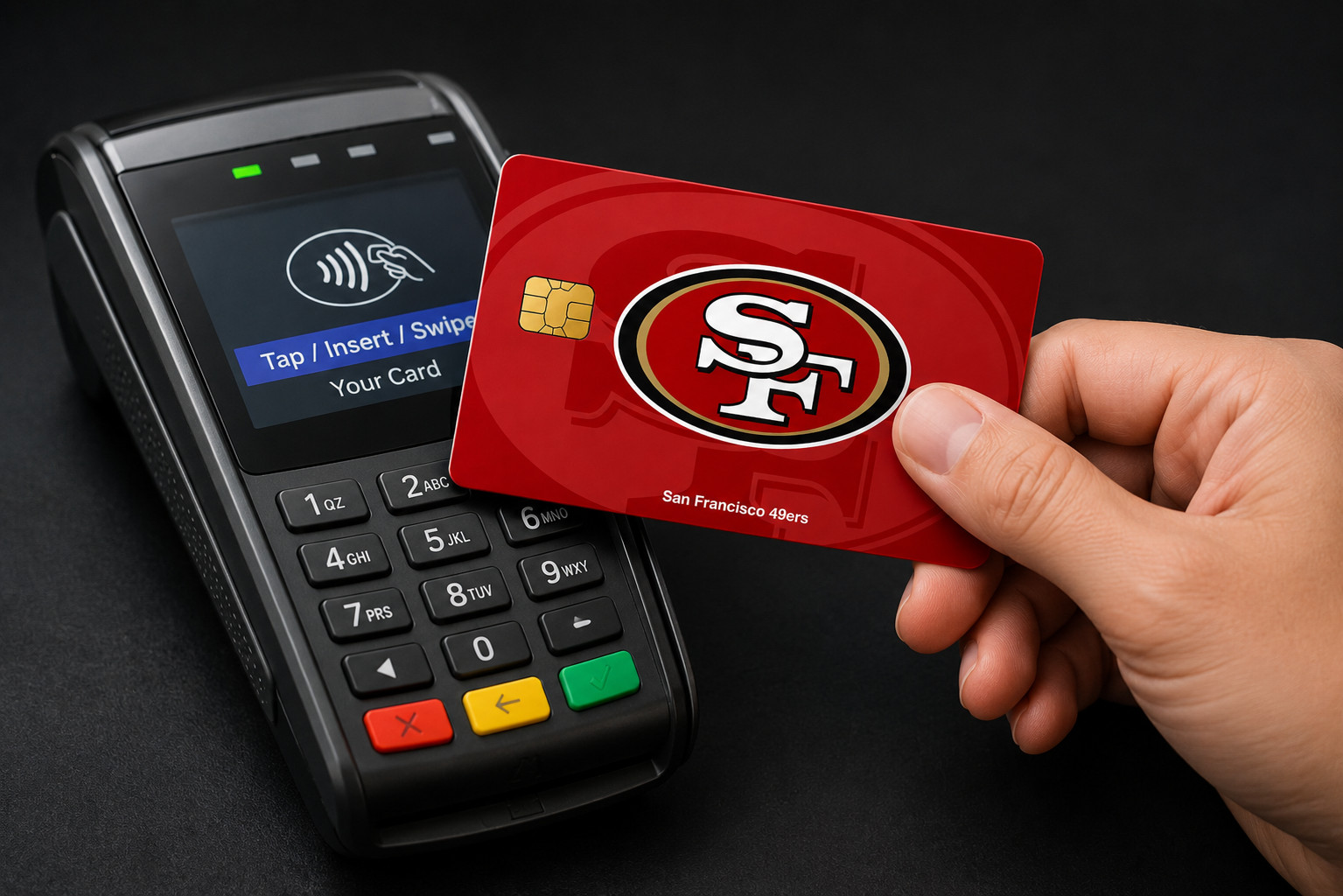 San Francisco 49ers Credit Debit Card Skin NFL Football Vinyl Sticker Sports