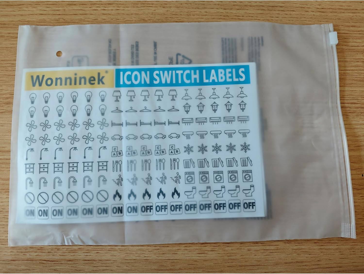 Transparent Waterproof Light Switch Labels – 600 Stickers for Home & Office
