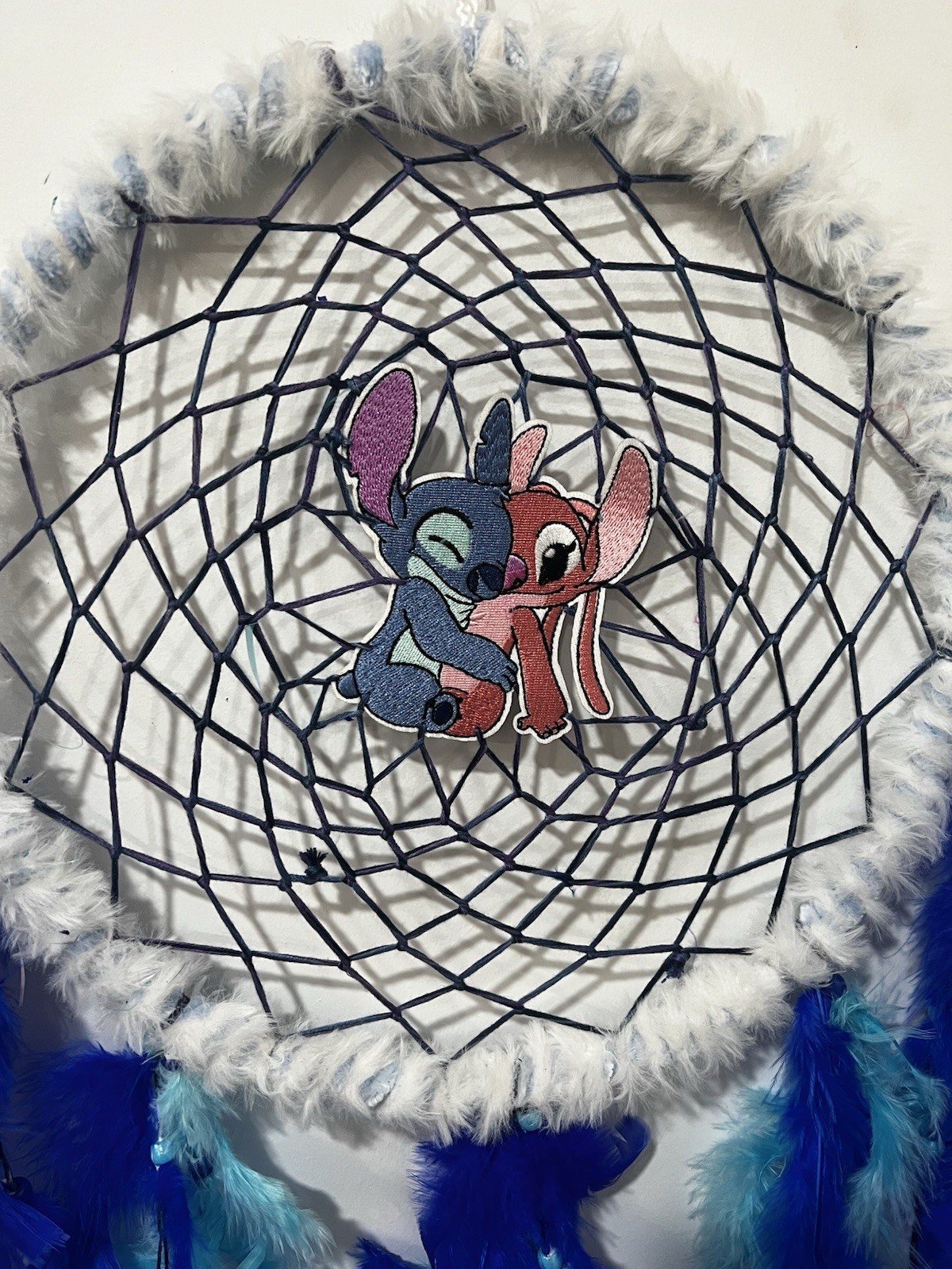 Stitch/ Angel ,Lilo Stitch ‘14 Ring Handmade Wall Hanging Decor