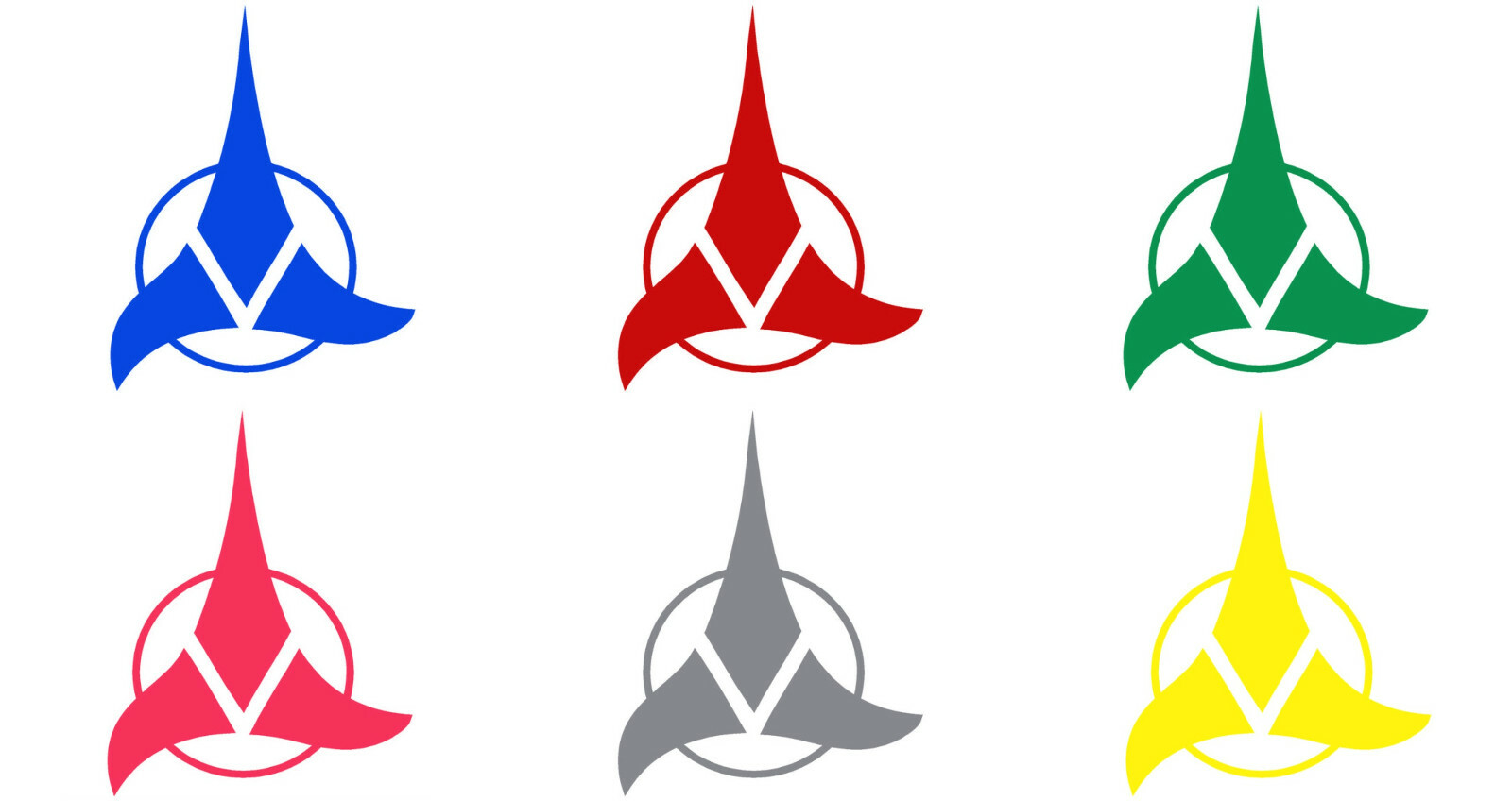 Vinyl Decal Truck Car Sticker Laptop – Star Trek Next Generation Klingon Symbol