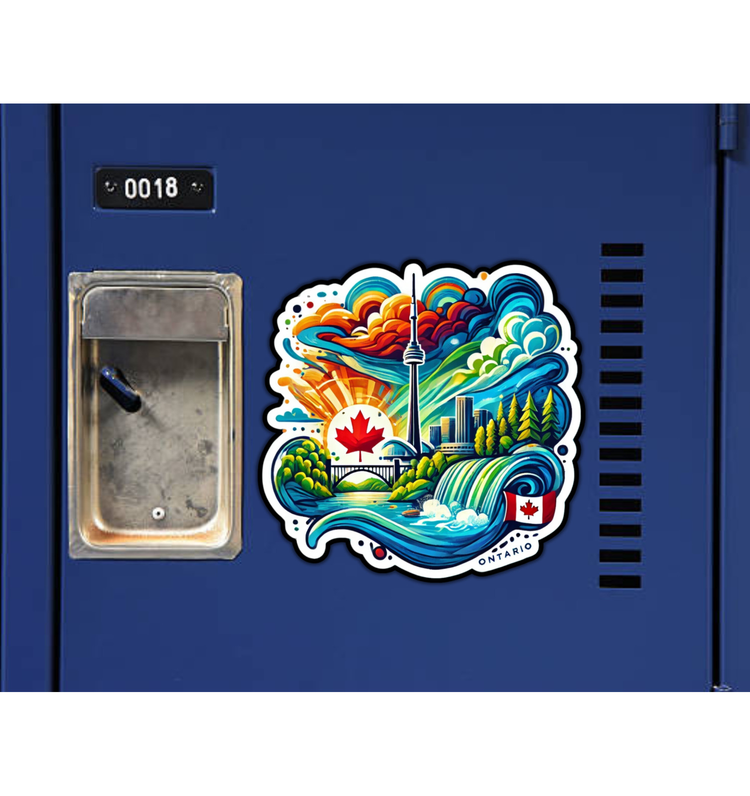 Ontario Canada Fridge Magnet or Laptop Sticker