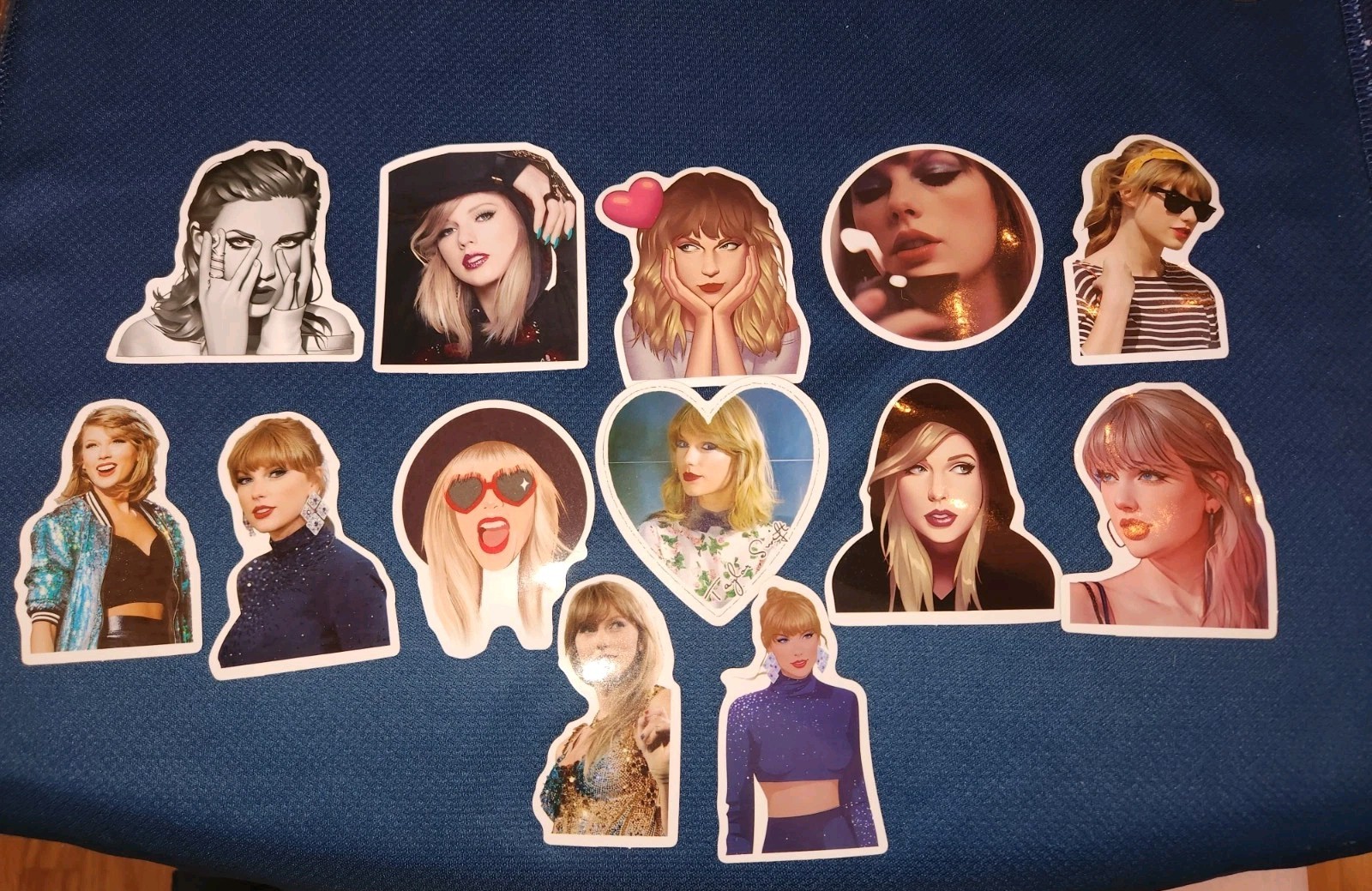 13 Taylor Swift Face Stickers, Swiftie Stickers, Laptop Stickers, Swiftie Decals