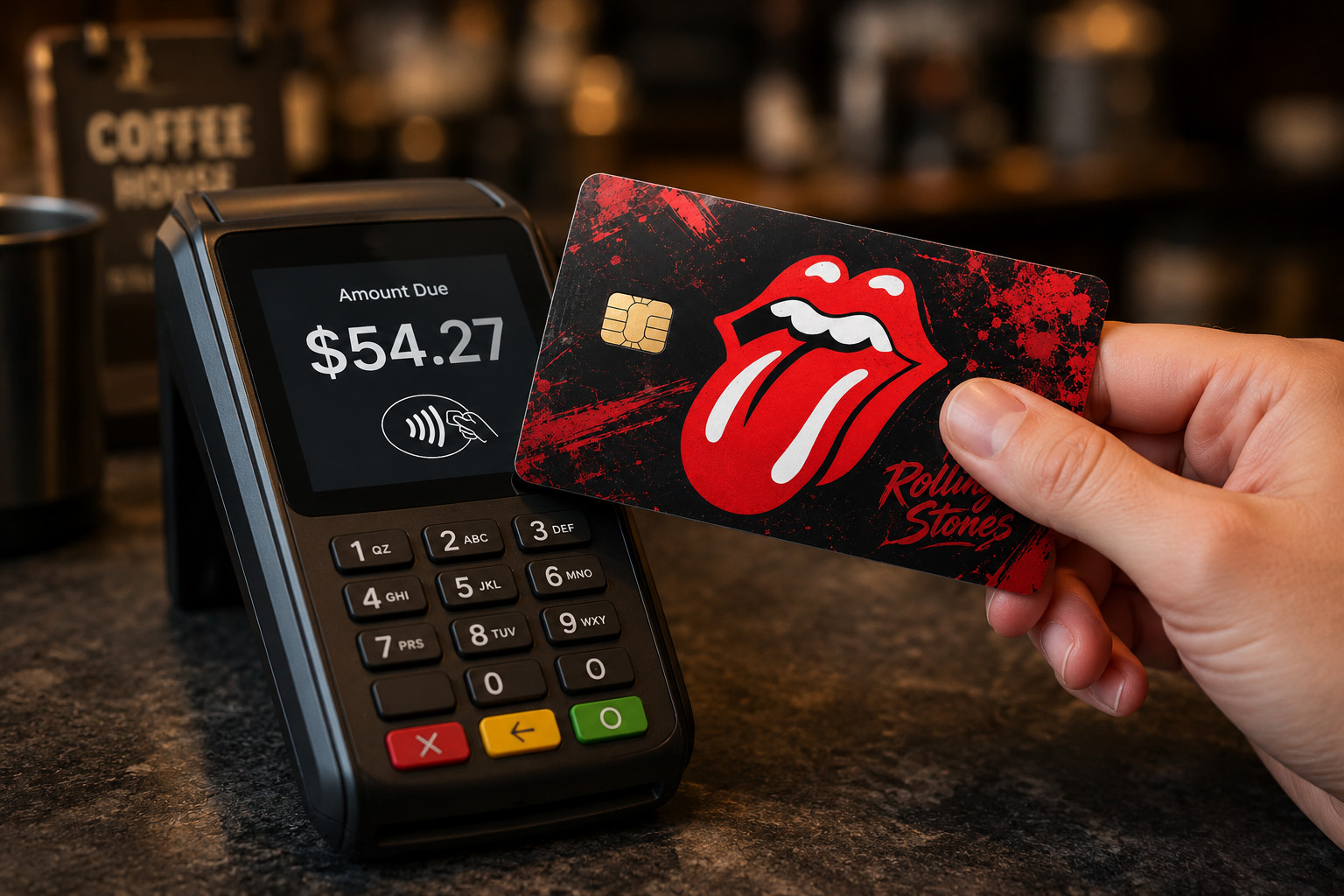 Rolling Stones Credit Card Skin Rock Band Debit Card Vinyl Sticker