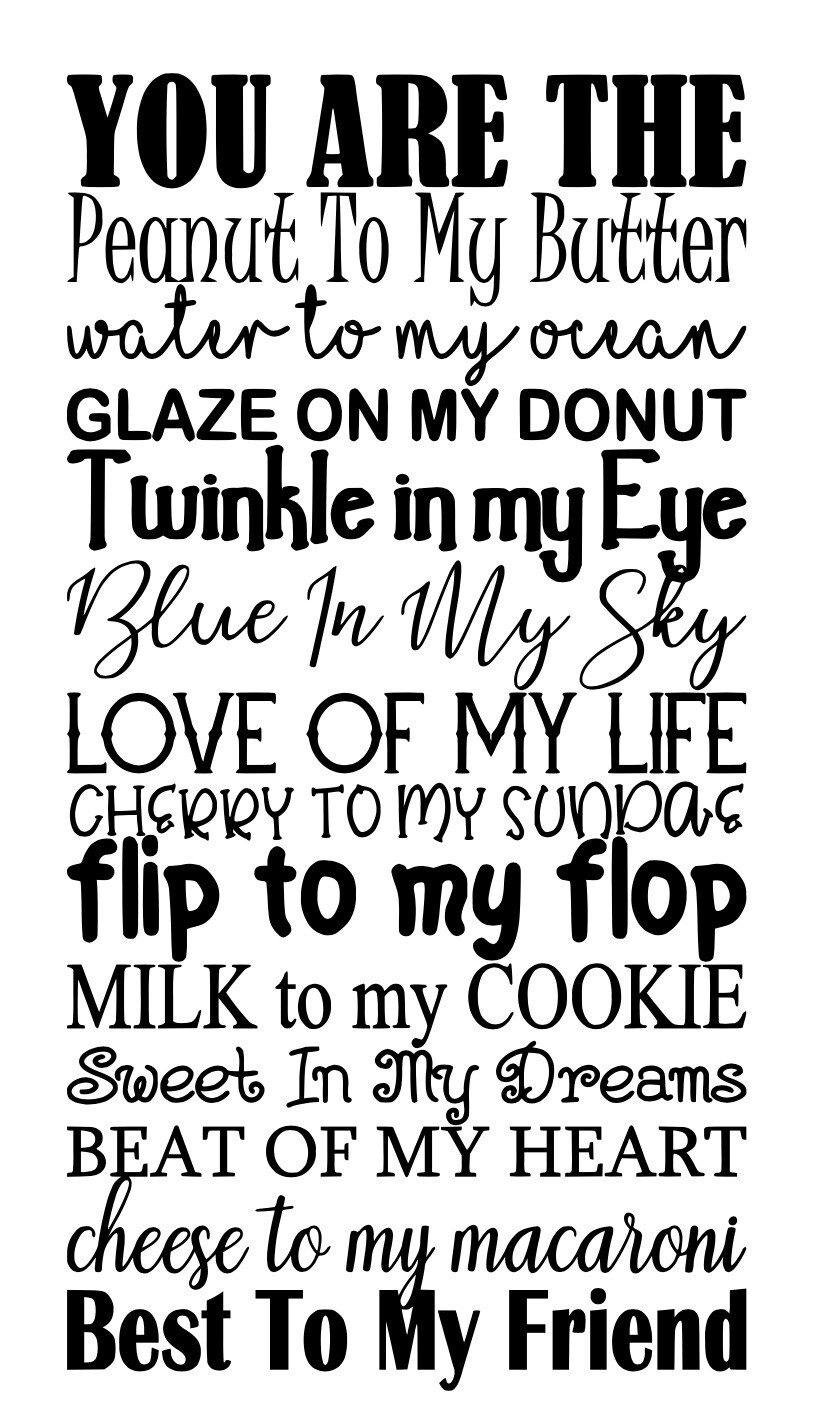 Die Cut Vinyl Wall Decal Quote House Lover Faith Best Friend 11.5 X 22” Decor