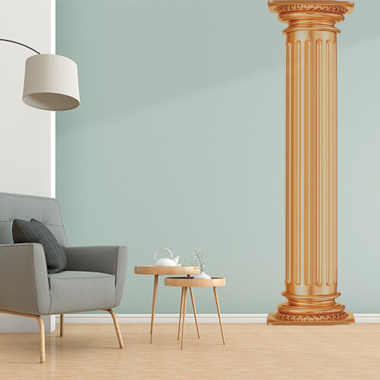 Modern and Elegant 3D Roman Column Wall Decor Easy to Apply and Remove