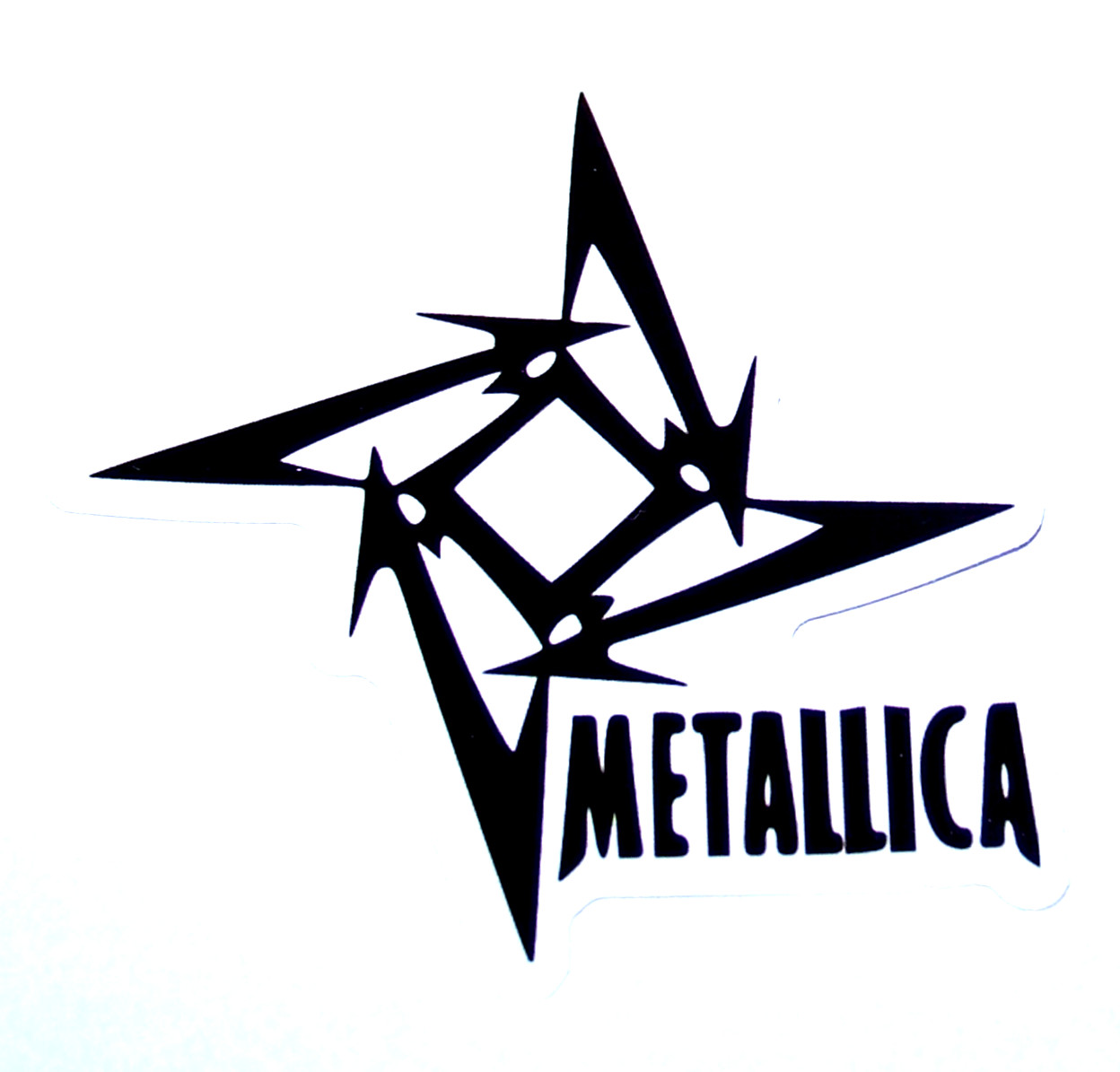 METALLICA Logo Die Cut Sticker Decal Music Band Rock Metal Metallica