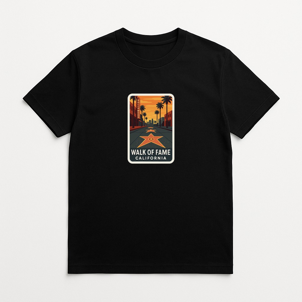 Hollywood Sign California Iron On Heat Transfer Vinyl HTV Die-Cut Symbolic
