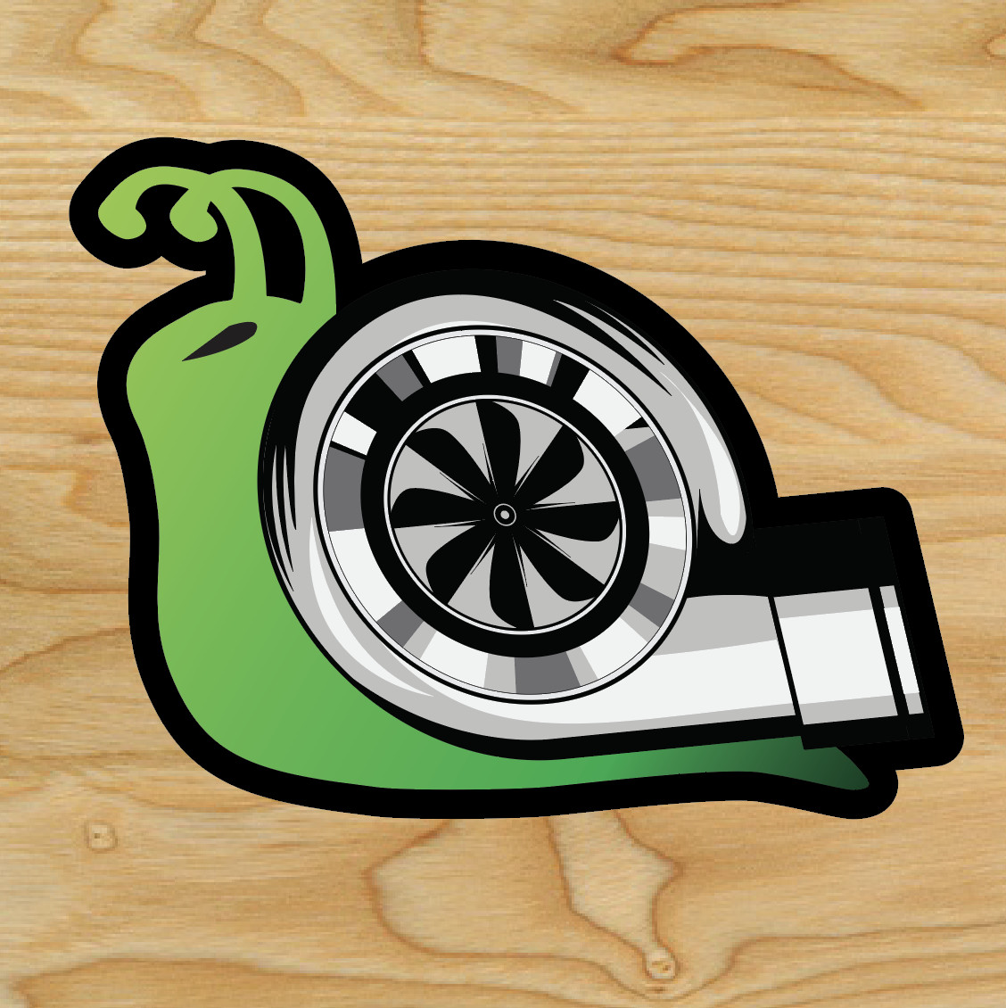 (1) Turbo Snail Sticker car Auto Race Drift JDM Decal Boost Tuner Euro Funny NEW