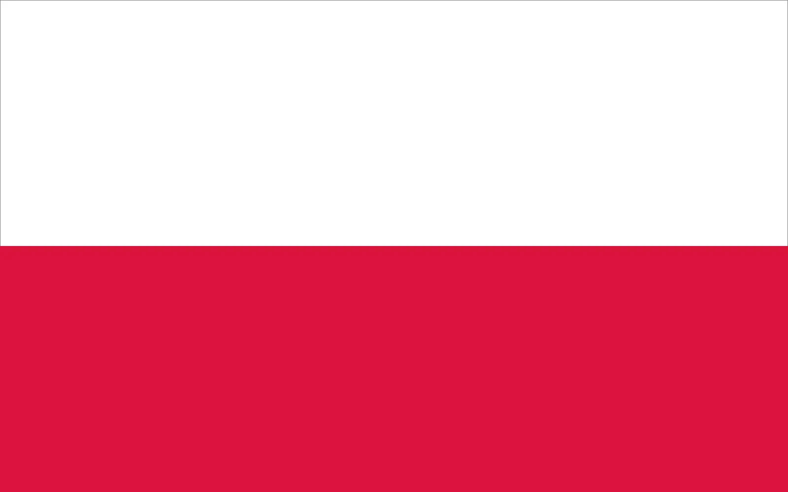Poland flag sticker weatherproof bumper vinyl decal