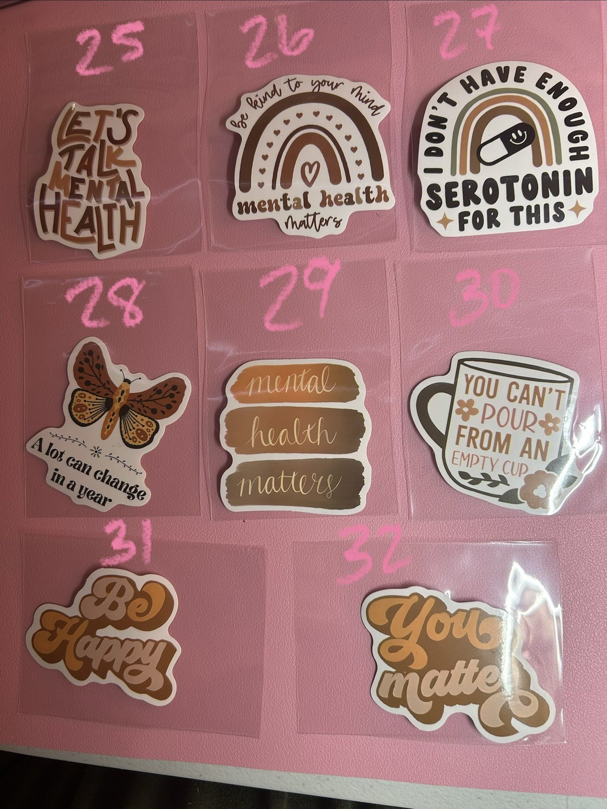 Mental health Inspirational Quotes , And More Stickers