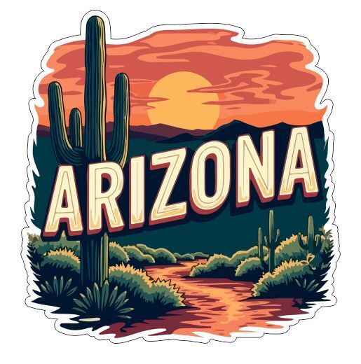 Arizona Sticker Decal A752