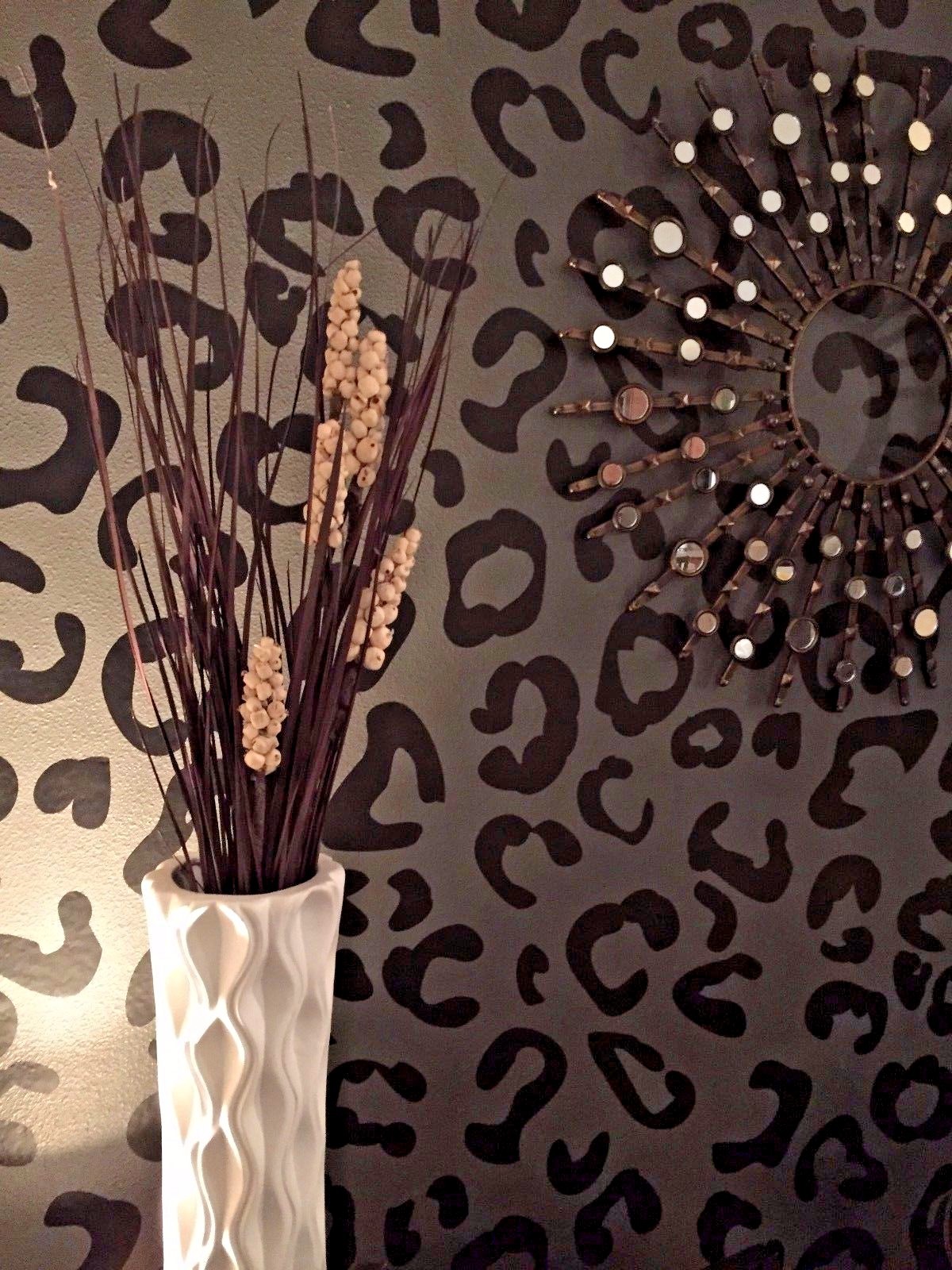 Leopard Print Wall Decal, Animal Print Decor, Nursery Decor, Nursery Wall Art