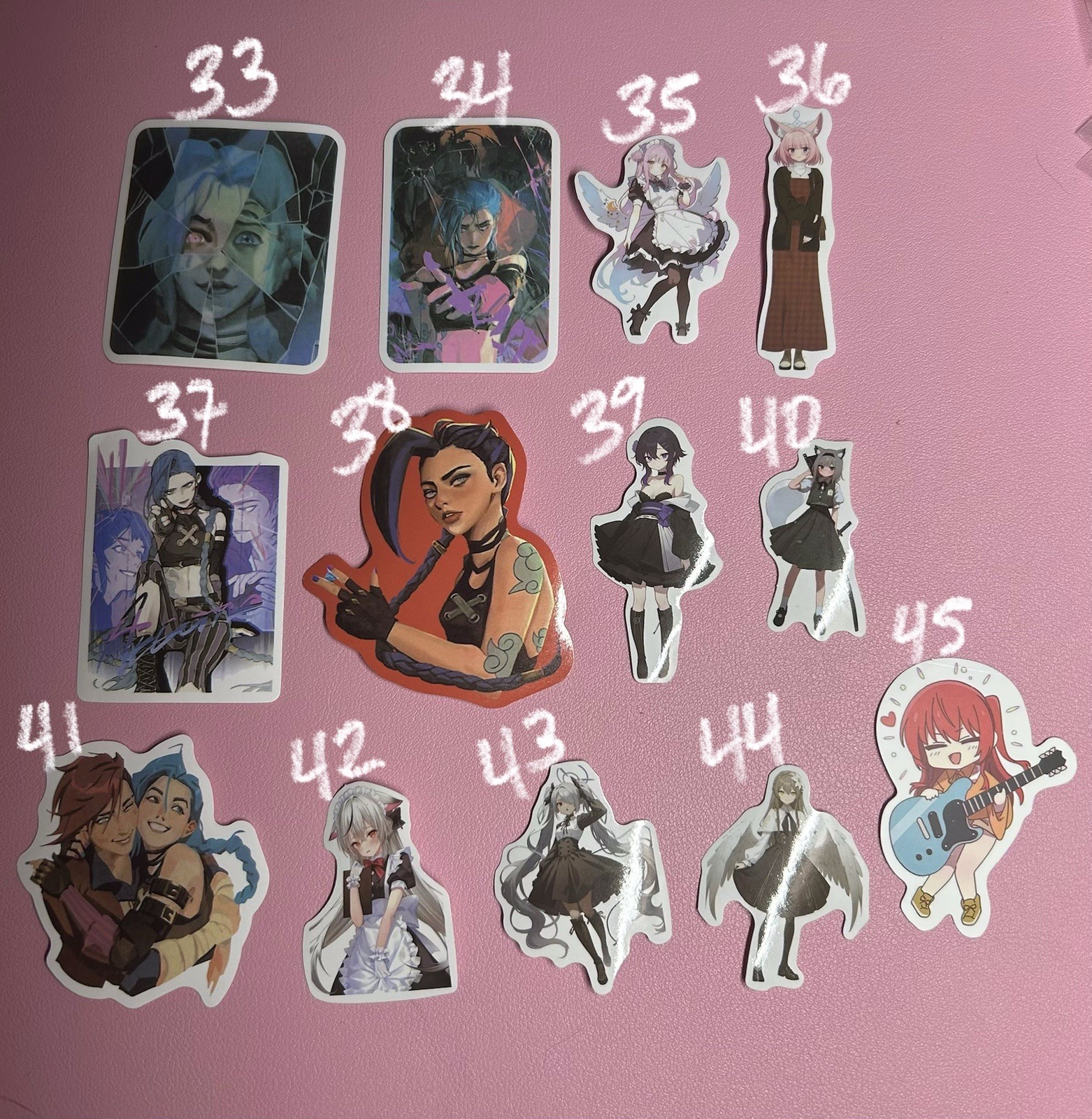 LOL League Of Legends Jinx And More Anime Stickers