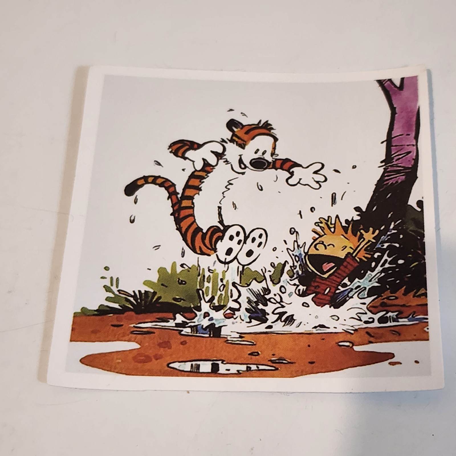 3 Vintage Calvin And Hobbes Stickers 2.25 Inches