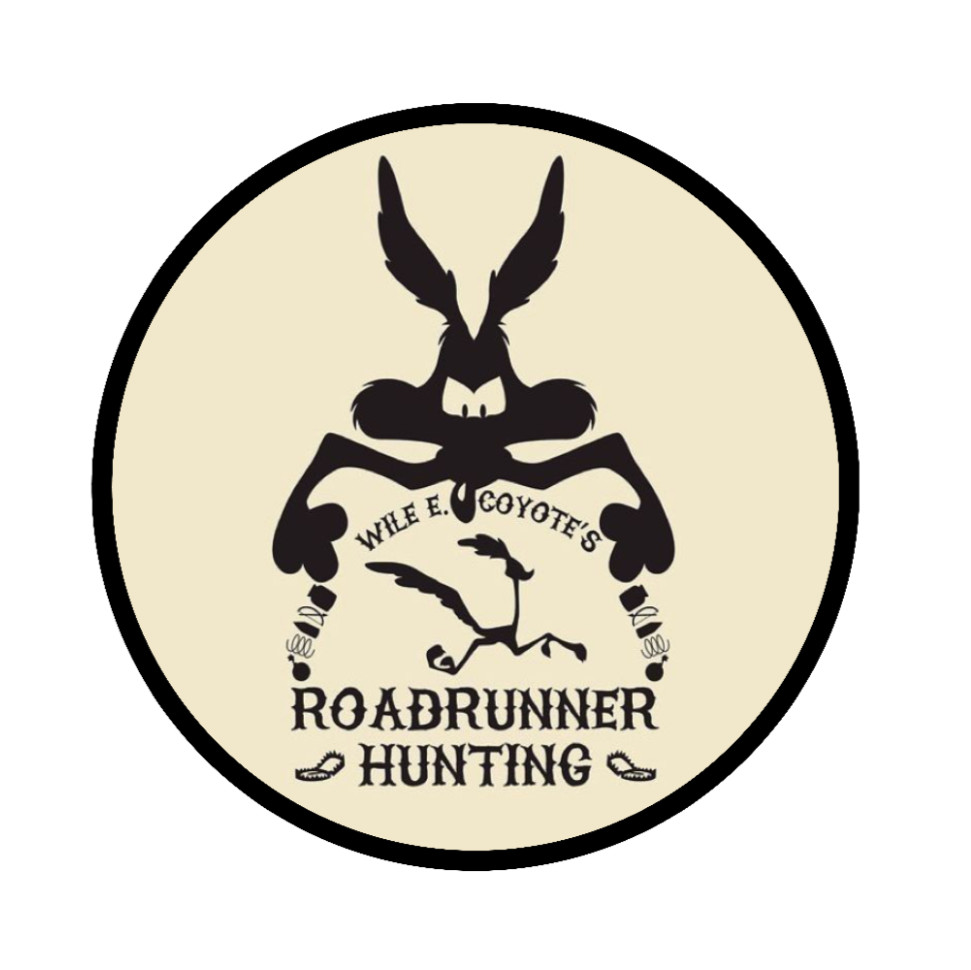 Wile E (RR Hunting) – 4" Handmade Vinyl Decal Vehicle Laptop Cooler Tumbler 26