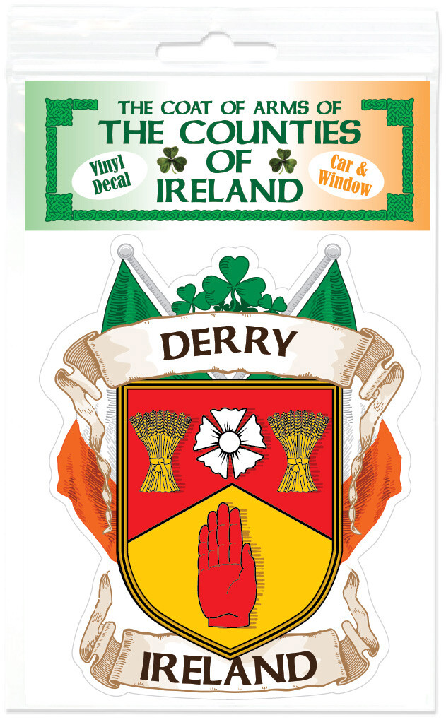 County Derry Ireland Irish Decal Sticker