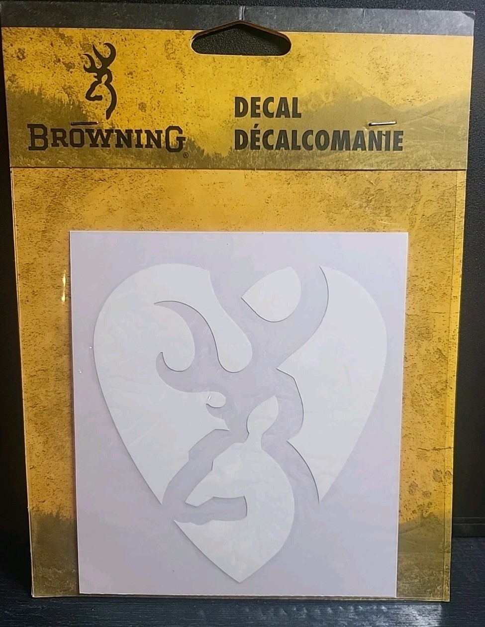 Browning Logo Decal – White