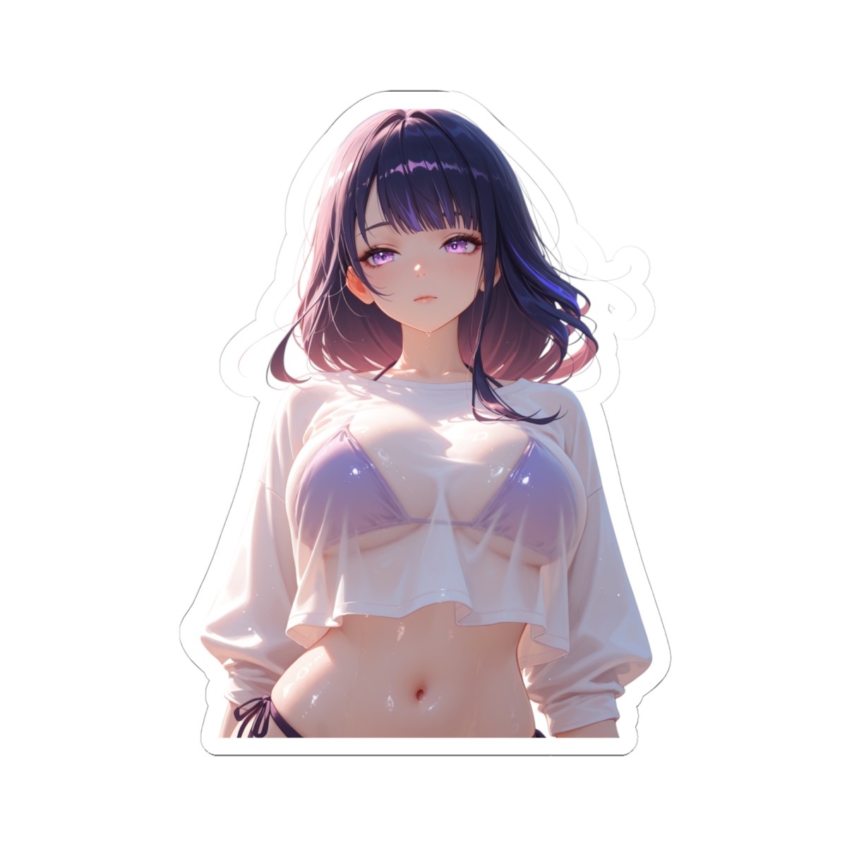 Cute Anime Sticker | Pretty Waifu Decal | $20FreeShipping | FanArt | Raiden