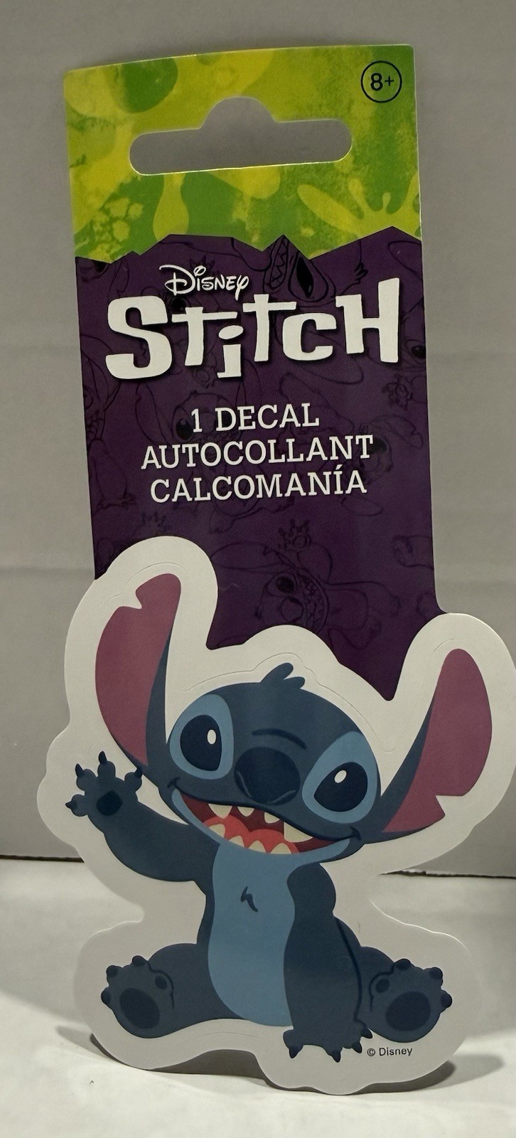 Disney Stitch Waving ~ Custom Vinyl Decal ~ Approx 3” ~ NEW