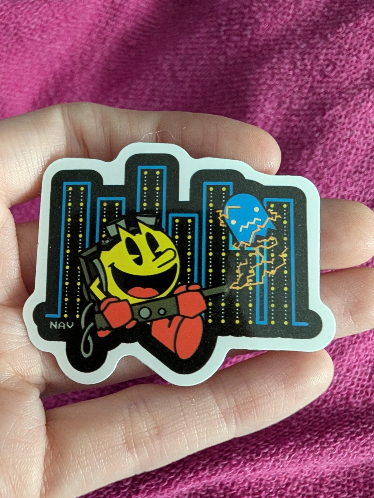 Pac-Man Sticker – Retro Arcade, Video Game, Blinky, Ghost, Pinky, Clyde
