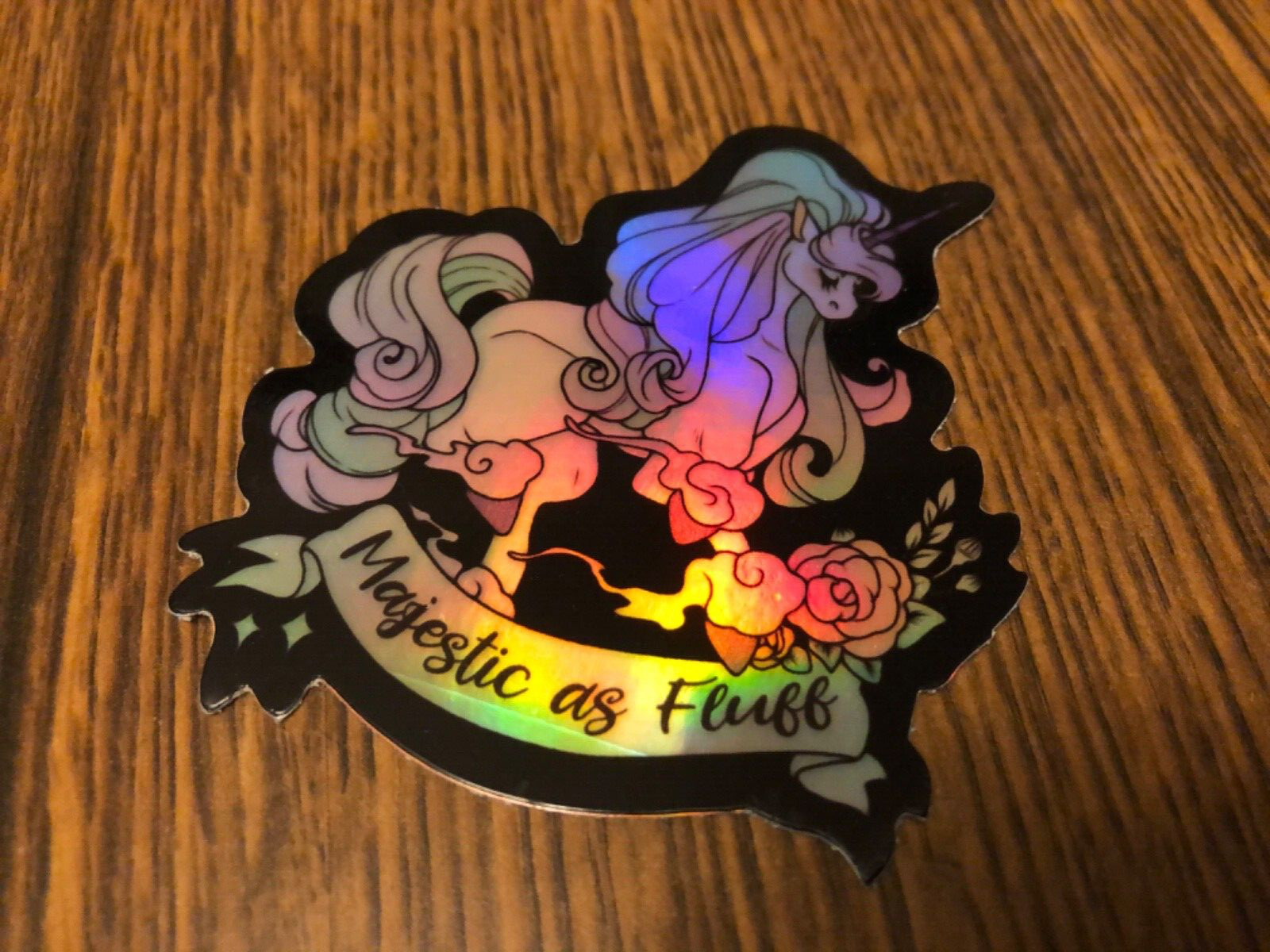 Galarian Rapidash Vinyl Sticker 3” Pokémon Holographic My Little Pony Horse Go
