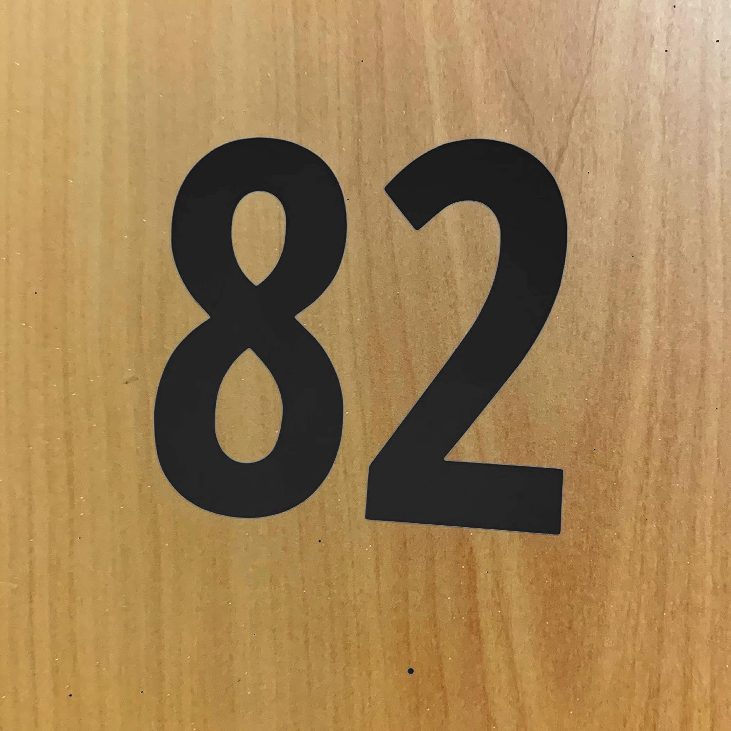 600 Pieces, 1" – Number Stickers, Waterproof Vinyl Stick On Numbers – Black