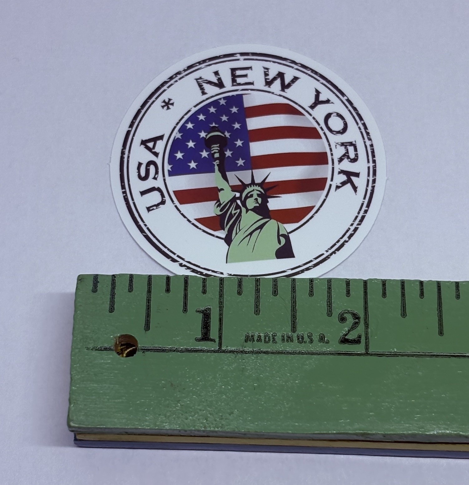 New York USA Sticker Flag Statue Liberty Art Decal Vinyl Country Souvenir Tc9